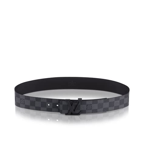 black and gray lv belt|louis vuitton black checkered belt.